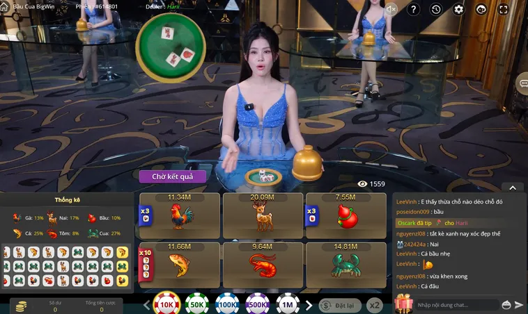 Bầu Cua Live Tại RikBet Trải Nghiệm Quay Số Đẳng Cấp Với Đồ Họa Sống Động