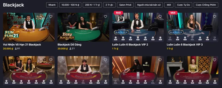 Blackjack Live Tại RikBet Sân Chơi Bài Trực Tuyến Đẳng Cấp Nhất Hiện Nay