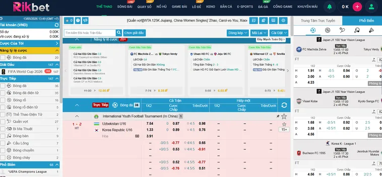 Thể Thao IM Sports RikBet Sân Chơi Cá Cược Đỉnh Cao Cho Mọi Game Thủ