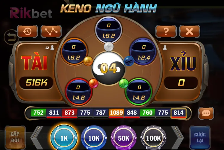 Keno Mini Tại RikBet Bùng Nổ Giải Thưởng Lớn Hấp Dẫn Nhất