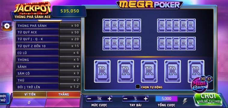 Mega Poker Tại RikBet Đẳng Cấp Sân Chơi Bài Tố Hàng Đầu Việt Nam