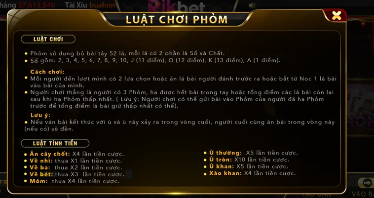 Phỏm Tại RikBet Trải Nghiệm Bài Đỉnh Cao Với Cơ Hội Làm Giàu Nhanh Chóng