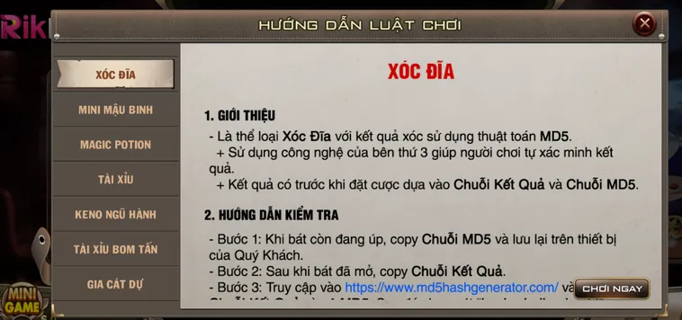 Quay Số Xóc Đĩa Max Tại RikBet Trải Nghiệm Đỉnh Cao Với Tỷ Lệ Ăn Thưởng Cực Hấp Dẫn